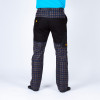 Pantalon barbati in carouri Rapel Outdoor, albastru inchis-maro si negru
